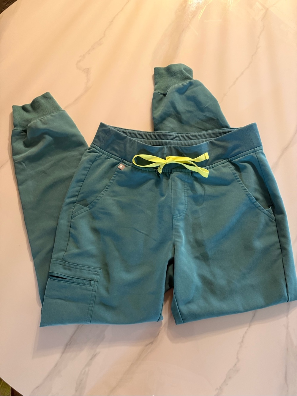 FIGS Teal Zamora Joggers - Small